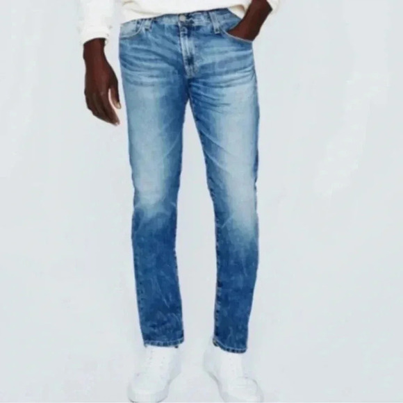 Adriano Goldschmied Dylan  Slim Skinny Blue Denim Men’s Jeans Size 32 - Picture 8 of 9